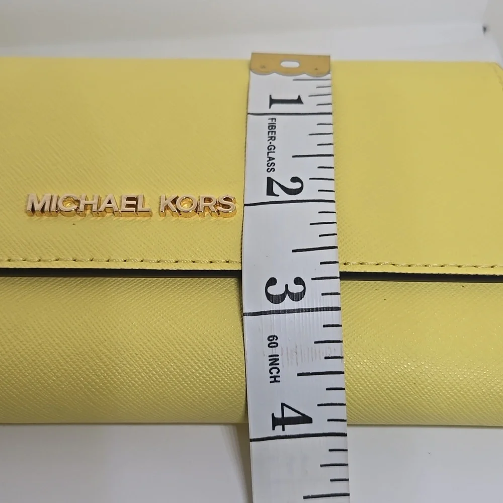 Michael Kors Trifold Wallet Sunshine Yellow